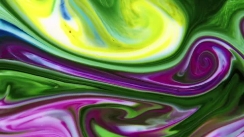 Abstract Beautiful Marbleized Paint Effect Creative Colors Texture Backgroun Stock Footage 320266438