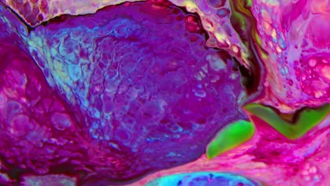 Abstract Beautiful Marbleized Paint Effect Creative Colors Texture Backgroun Stock Footage 320266503