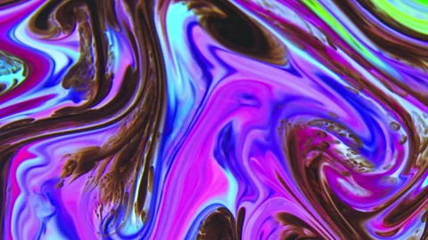 Abstract Beautiful Marbleized Paint Effect Creative Colors Texture Backgroun Stock Footage 320266626