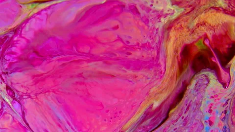 Abstract Beautiful Marbleized Paint Effect Creative Colors Texture Backgroun Stock Footage 320267483