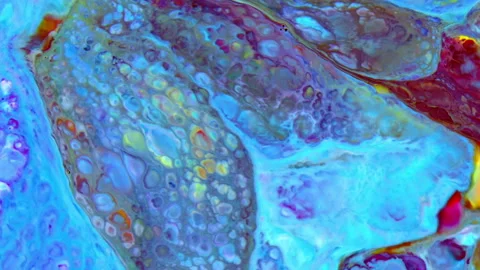 Abstract Beautiful Marbleized Paint Effect Creative Colors Texture Backgroun Stock Footage 320845737