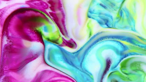 Abstract Beautiful Marbleized Paint Effect Creative Colors Texture Backgroun Stock Footage 320845905