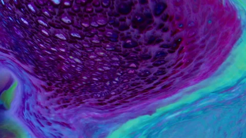 Abstract Beautiful Marbleized Paint Effect Creative Colors Texture Backgroun Stock Footage 320845989