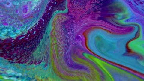 Abstract Beautiful Marbleized Paint Effect Creative Colors Texture Backgroun Stock Footage 320846127