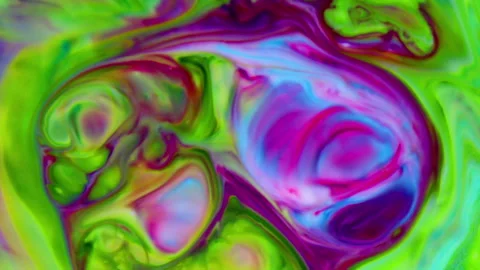 Abstract Beautiful Marbleized Paint Effect Creative Colors Texture Backgroun Stock Footage 320846241
