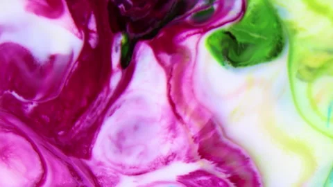 Abstract Beautiful Marbleized Paint Effect Creative Colors Texture Backgroun Stock Footage 320846271