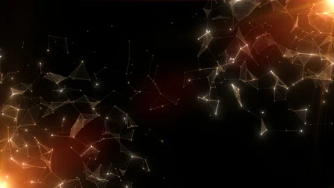 Abstract Beautiful Network Animation background Stock Footage 131429950