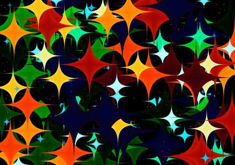 Abstract beautiful pattern of autumn leaf fall Stock Illustration
