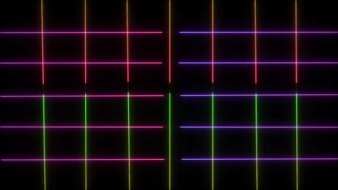 Abstract beautiful seamless looping neon line background animation . ultrav.. 스톡 동영상 332959007