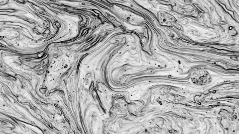Abstract Beautiful Silver Art Marbled Unique Handmade Surface Texture 4 Stock Footage 314585541