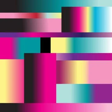 Abstract beautiful vector background of geometric different objects Stock Illustration