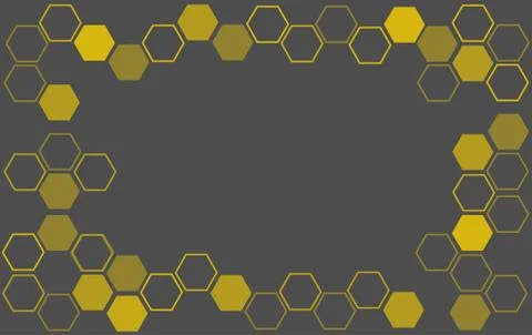 Abstract bee hive background , hexagon background Illustrazione stock