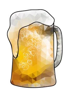 Abstract beer Stock Illustration