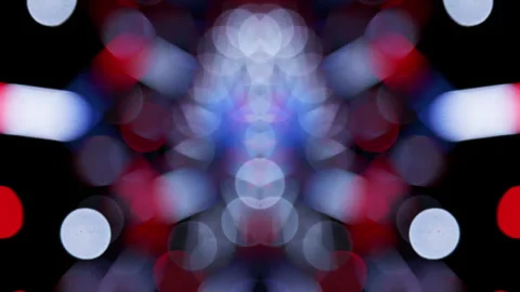 Abstract beetle flashing bokeh lights FullHD ProRes422HQ Stock Footage 138439977
