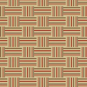Abstract beige background with vertical and horizontal stripes of brown and.. Stock Illustration