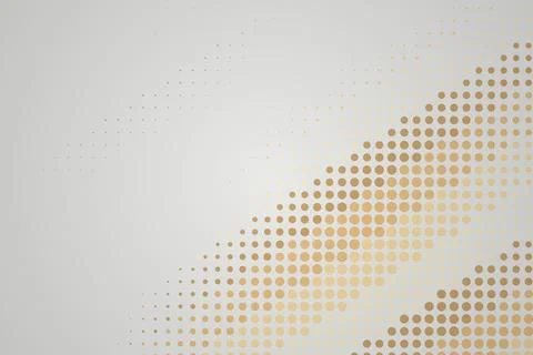 Abstract beige dots pattern on white background Stock Photos