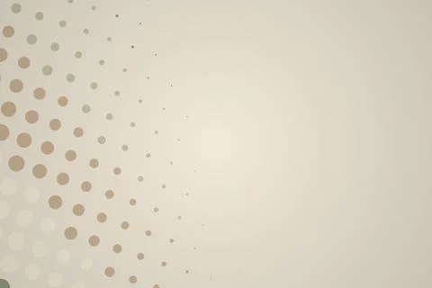 Abstract beige dotted pattern with gradient background Stock Photos