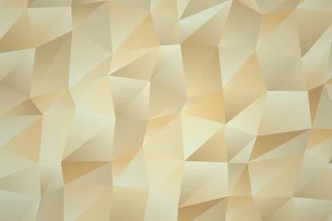 Abstract beige geometric pattern with 3d shapes and shadows Stock Photos