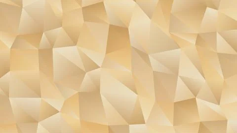 Abstract beige geometric pattern with faceted shapes Stock Illustration