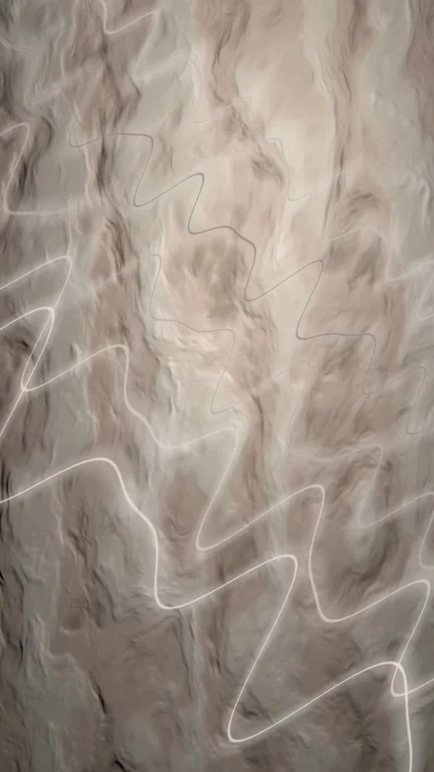 Abstract Beige Marble Motion Background with Fluid White Veins Stock Footage 342937035