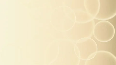 Abstract beige motion background with floating bubbles and shimmering parti.. Stock Footage 327109523