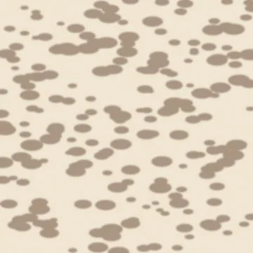 Abstract beige splatter pattern on white background Stock Illustration