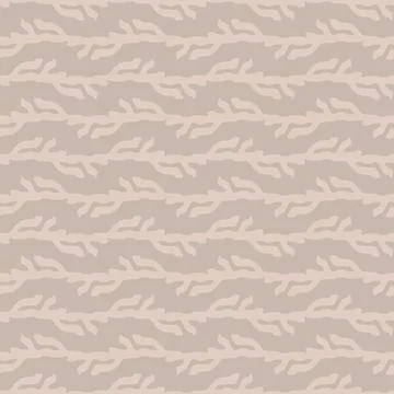 An abstract beige stripes seamless vector pattern Stock Illustration