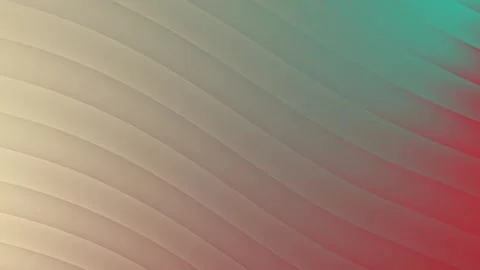 Abstract Beige, Teal, and Red Swirling Lines Background Stock Footage 304807937