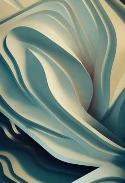 Abstract beige textured waves pattern Stock Illustration