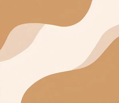 Abstract Beige Wave Background Design Stock Illustration