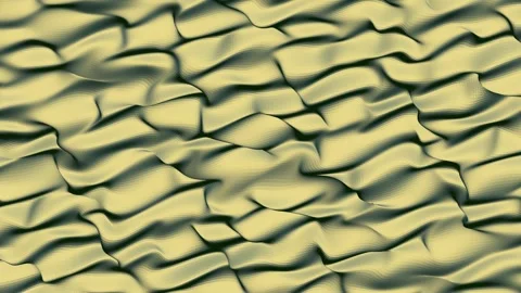 Abstract beige wavy surface with fine lined texture ripples Stock Footage 340147922