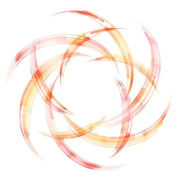 Abstract bend stripes in form of arcs Stockillustratie