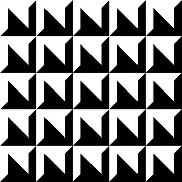 Abstract beveled, embossed pattern, monochrome geometric background. Illustrazione stock