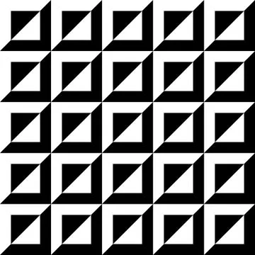 Abstract beveled, embossed pattern, monochrome geometric background. Illustrazione stock