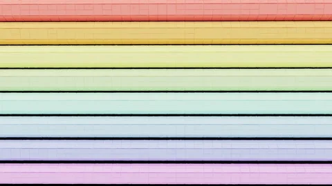 Abstract bg rainbow boxes able to loop endless Stock Footage 308949809