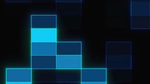 Abstract big blocks Stock Illustration