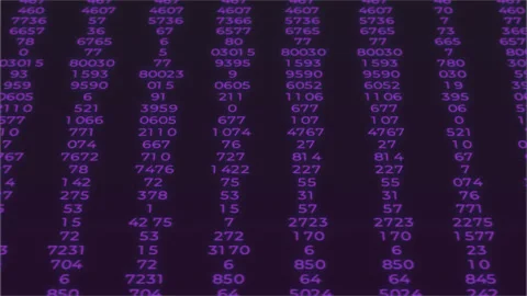 Abstract big data background. digital code running through. information tech Stock Footage 145465696