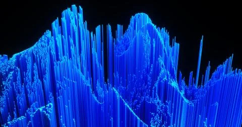 Abstract big data background wallpaper design. Motion pattern texture with sh Stock Illustration