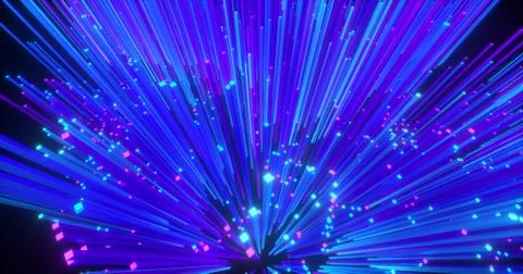 Abstract big data background wallpaper design. Motion pattern texture with sh Stock Illustration