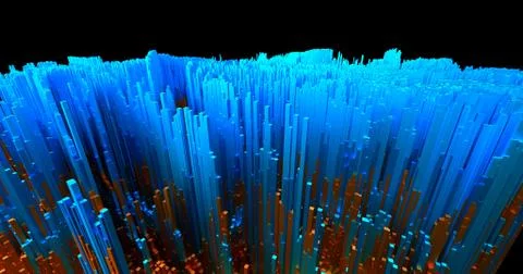 Abstract big data background wallpaper design. Motion pattern texture with sh Stock Illustration