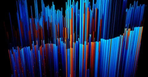 Abstract big data background wallpaper design. Motion pattern texture with sh Stock Illustration