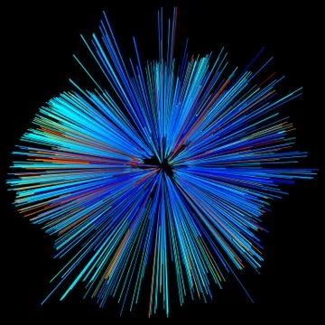 Abstract big data background wallpaper design. Motion pattern texture with sh Stock Illustration