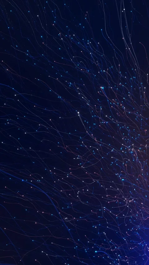 Abstract Big data stream light speed flow background with animation of fast movi 動画素材 341901183