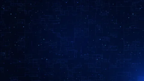 Abstract Big Data Technology Binary Code Wave Background, Transferring Data Video stock 346934729
