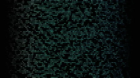 Abstract big data visualization. Blue flow of data as numbers strings Video stock 233024383