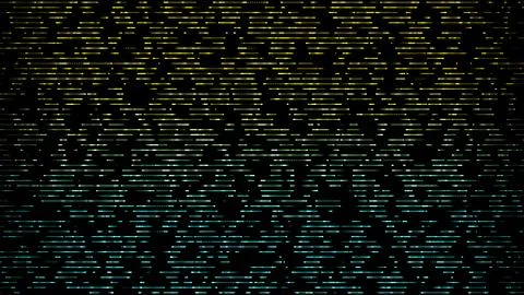 Abstract big data visualization. Colorful flow of data as numbers strings. .. Stock Illustration