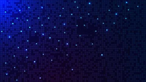 Abstract big data visualization concept with connecting dots and lines. Stock Illustration