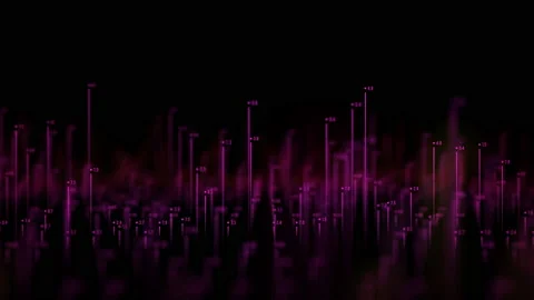 Abstract big data visualization. Futuristic infographics aesthetic design Stock Footage 139418779