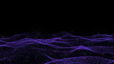 Abstract Big Data Visualization Video Background Stock Footage 337619125