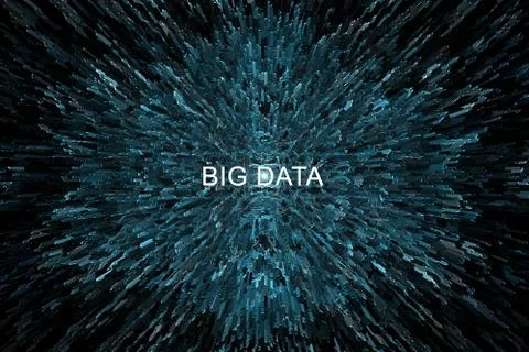 Abstract bigdata background. Big data illustration digital information. data イラスト素材
